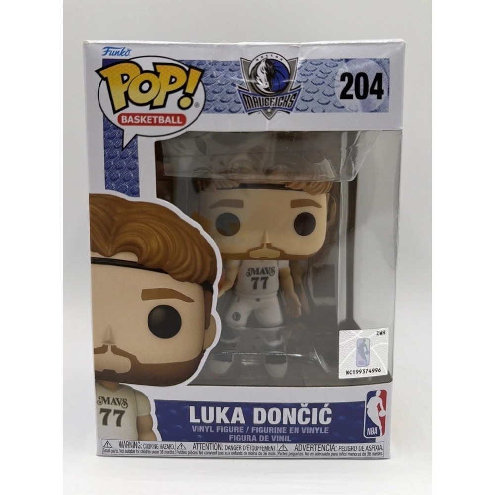 Funko POP! LUKA DONCIC Dallas Mavericks #204 NBA City Edition 2024 Figure. NIB
